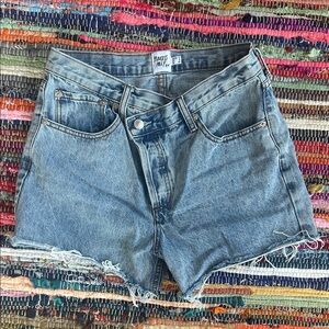 Princess Polly Women's Blue Denim Shorts